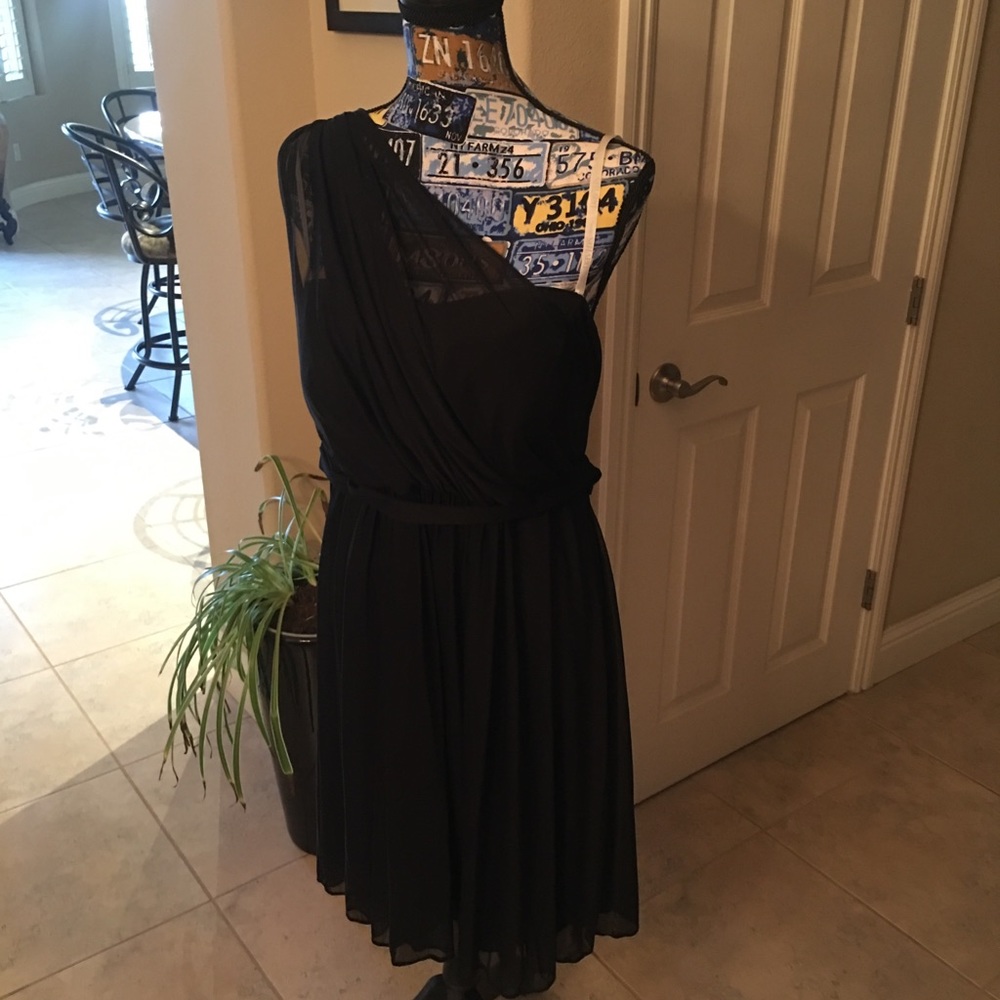 Black David’s Bridal dress